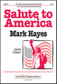 Salute to America SATB choral sheet music cover